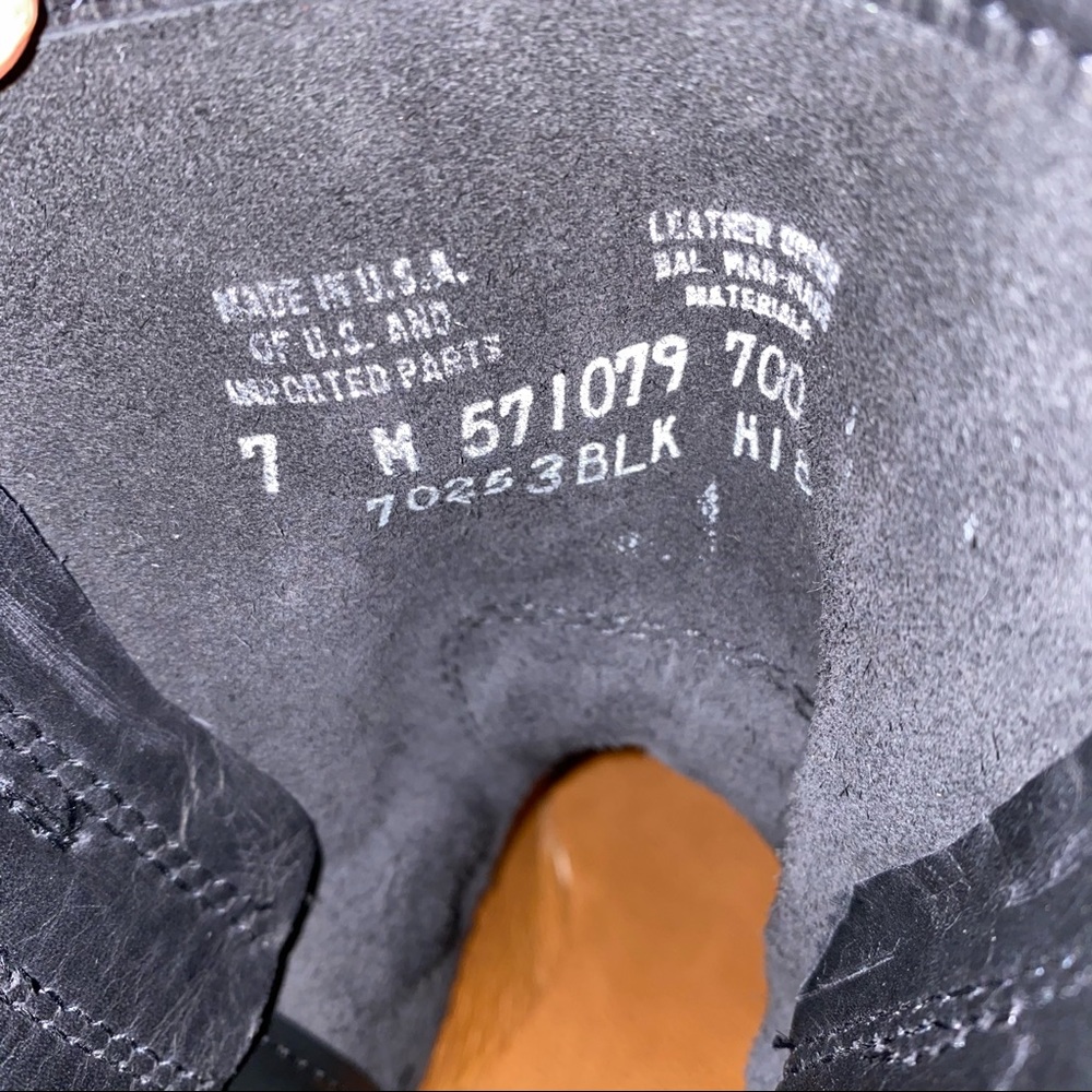 Frye Black Leather Harness Moto Boots - Picture 7 of 8